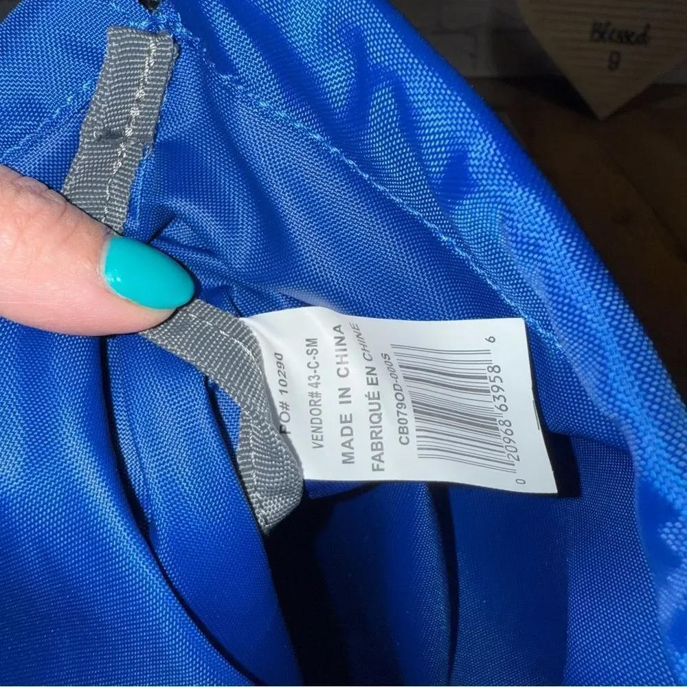 Columbia Drawstring Bag Blue Draw String Pack Brand new